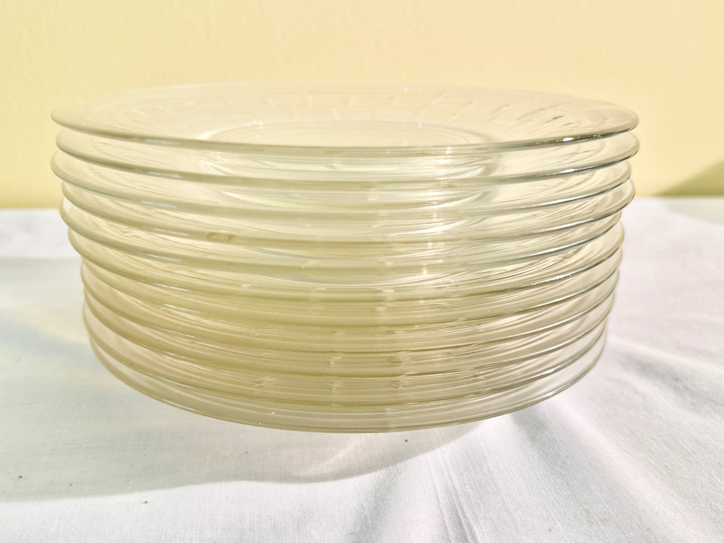 Set of 12 Glass Plates
