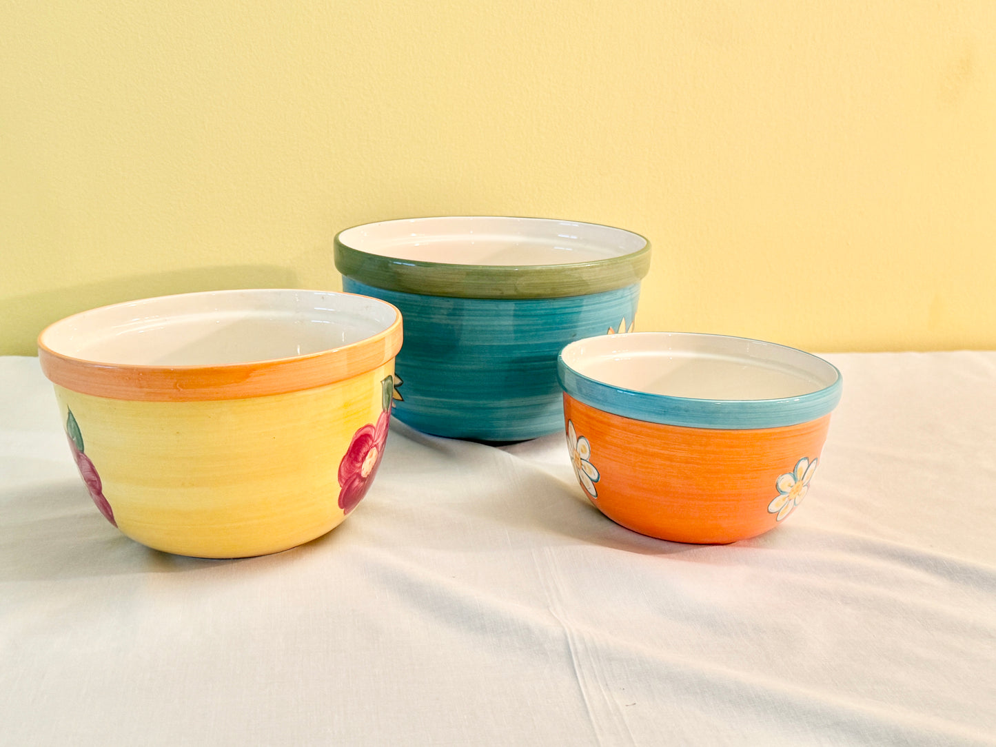 Set of 3 Lilian Vernon Mixing Bowls