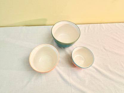 Set of 3 Lilian Vernon Mixing Bowls