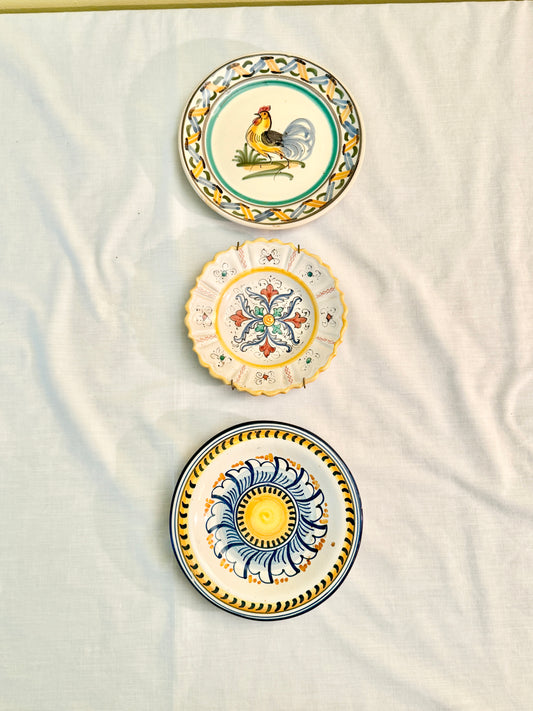 Set of 3 Small Decorative Plates