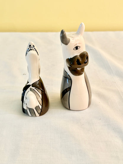 Pair of Guernica Salt and Pepper Shakers