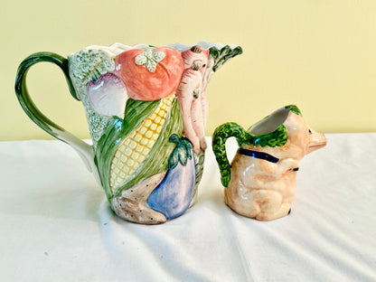 Pair of Decorative Pitchers