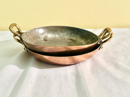 Set of 2 Copper Pans