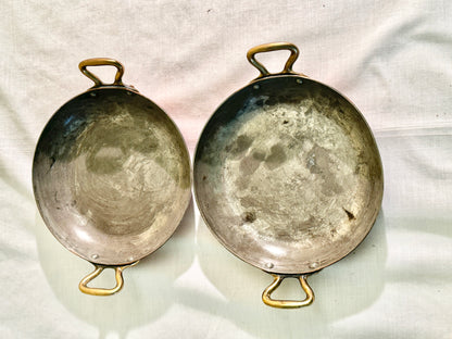 Set of 2 Copper Pans