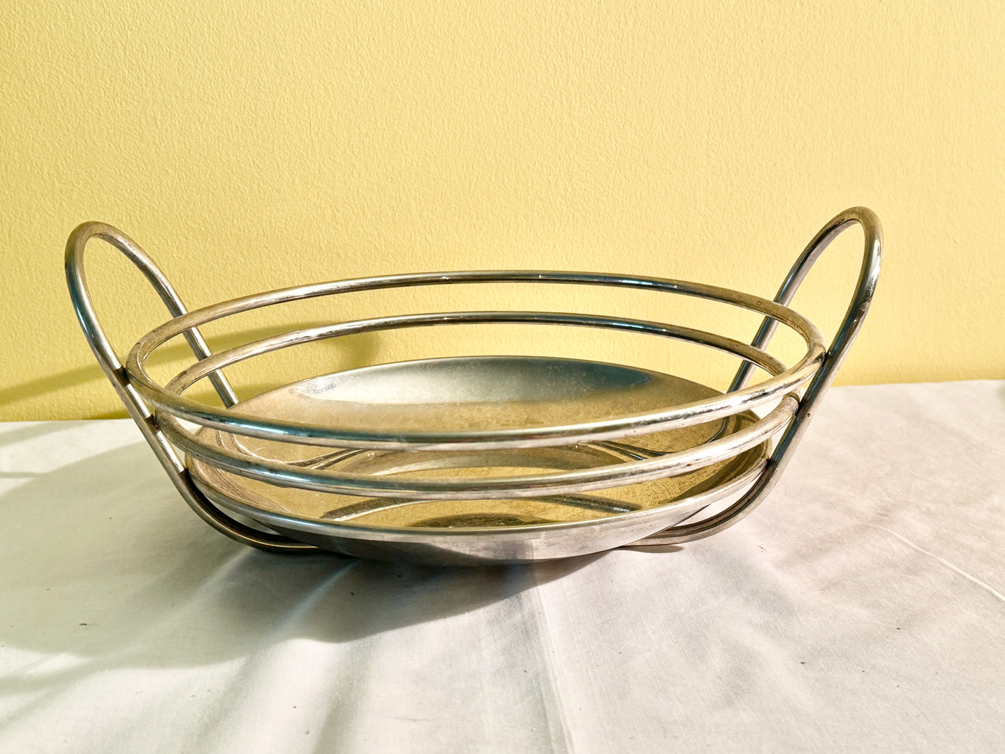 Large Metal Italian Bowl