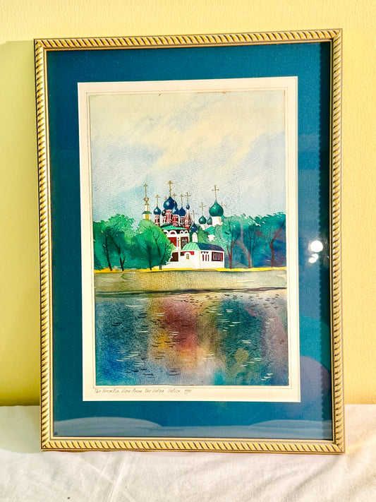 Watercolor Kremlin