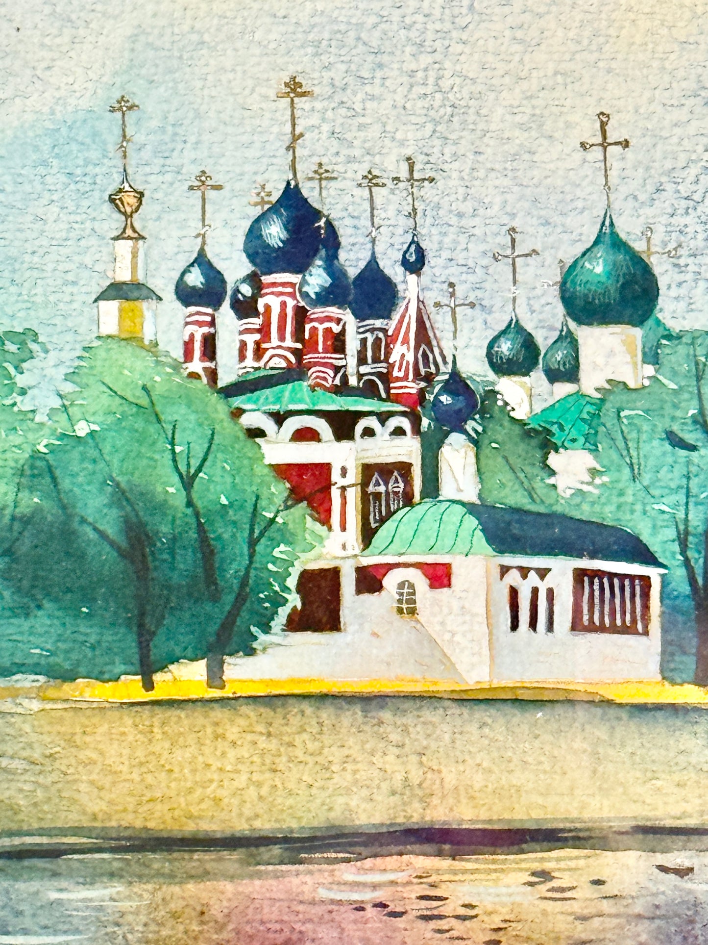 Watercolor Kremlin