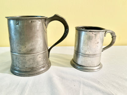 Pair of Pewter Mugs