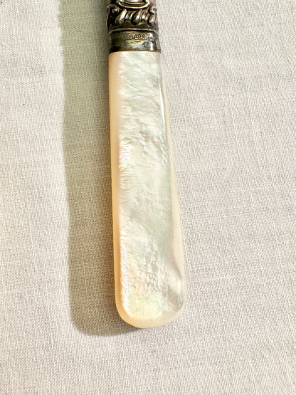 Set of 6 Small Mother of Pearl Handled Knives