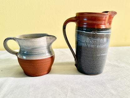 Pair of Rustic Pitchers