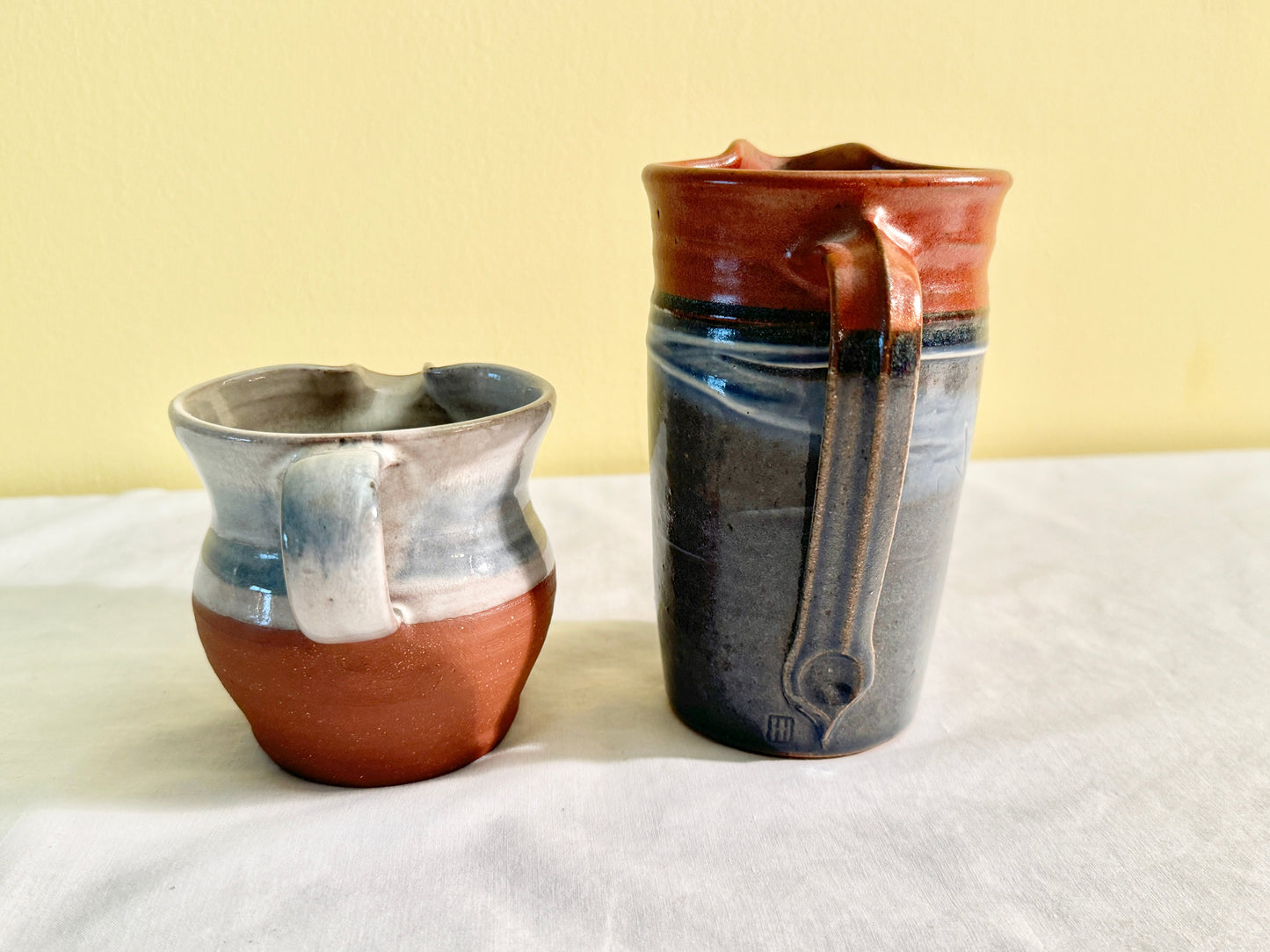 Pair of Rustic Pitchers