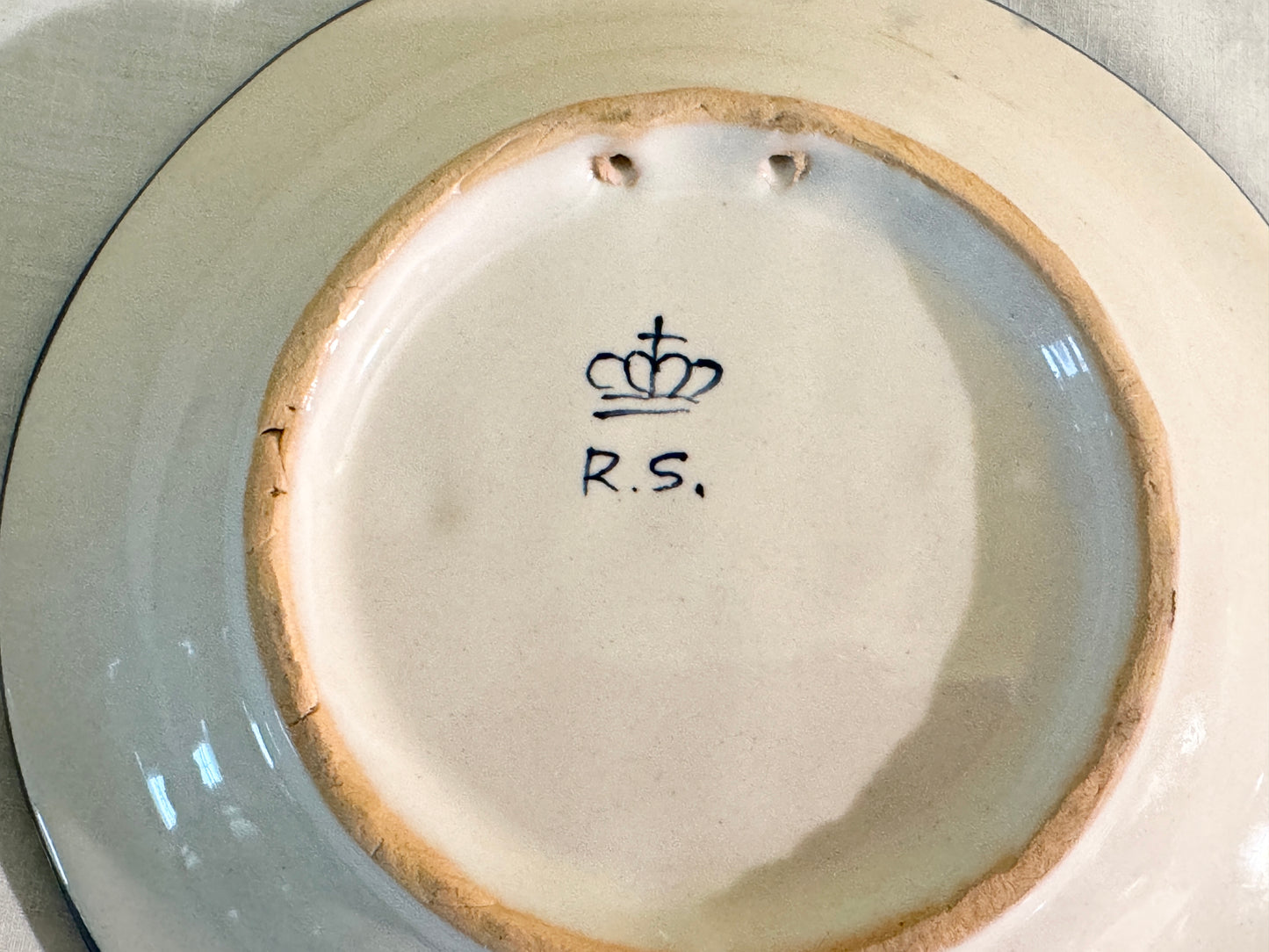 Set of 3 Folk Style Plates