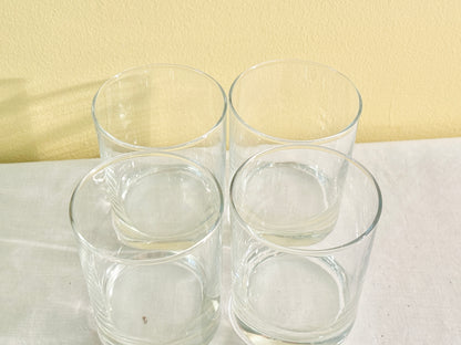 Set of 4 Low Ball Glasses