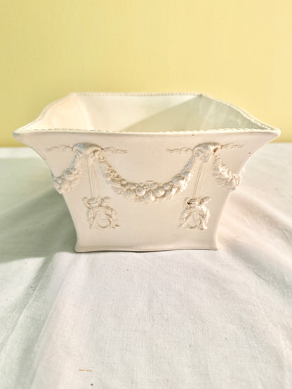 Wedgwood Embossed Queensware Cachepot