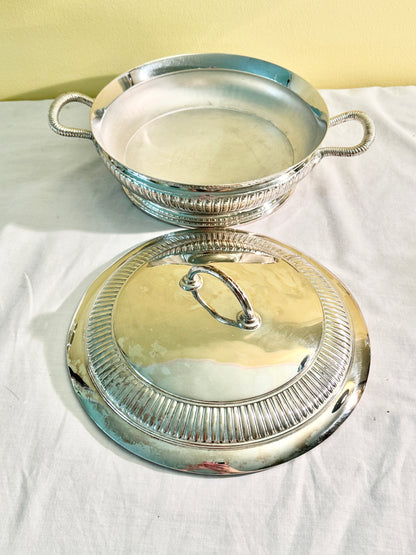 Silverplate Covered Dish