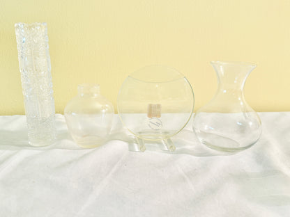 Set of 4 Small Vases