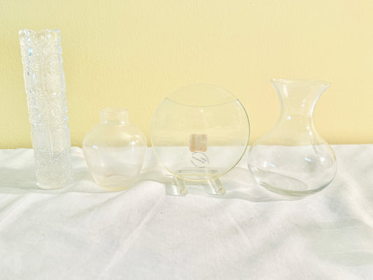 Set of 4 Small Vases