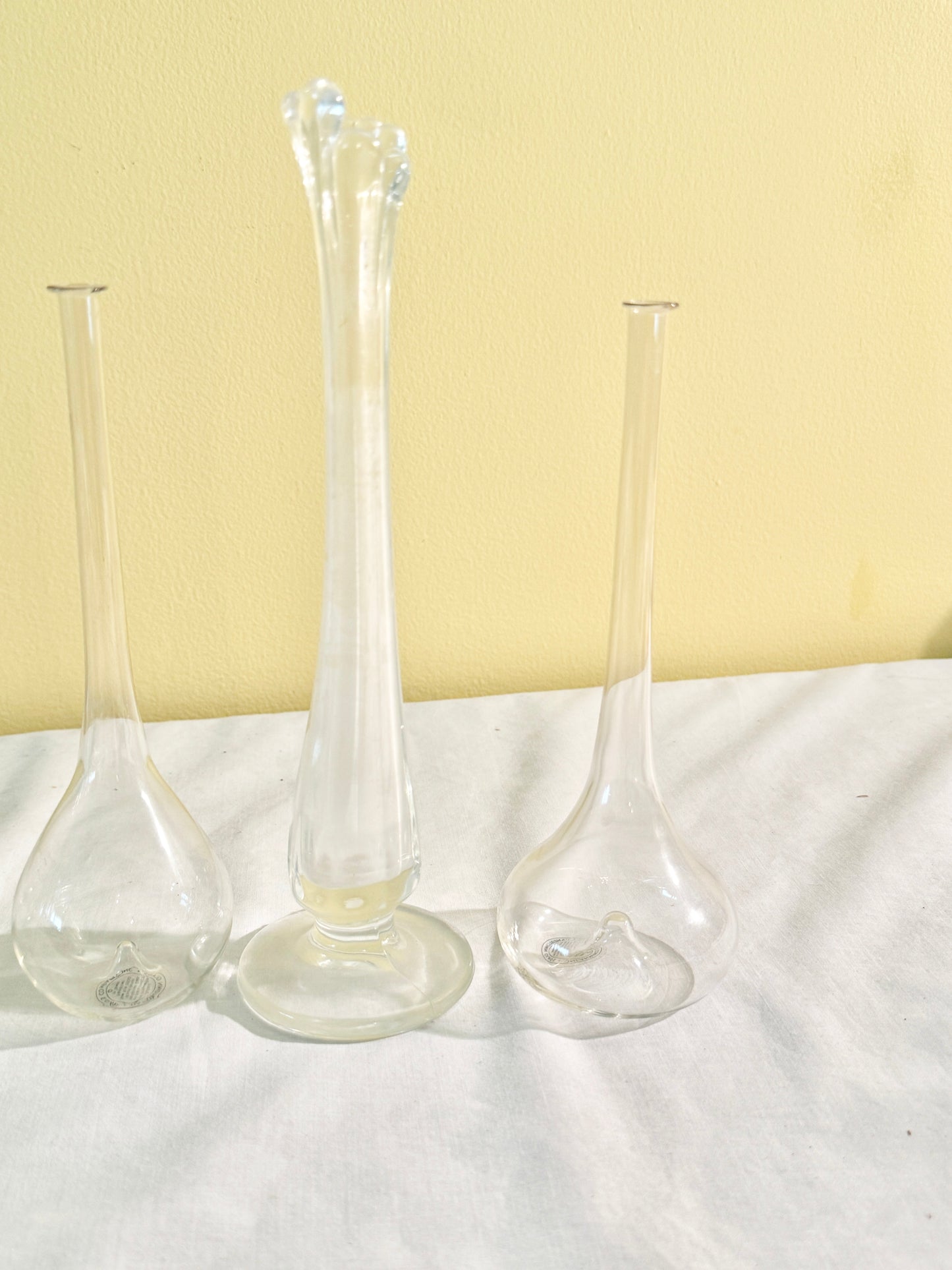 Set of 5 Glass Vases