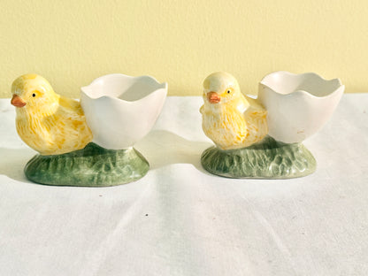 Pair of Bordallo Pinheiro Egg Holders