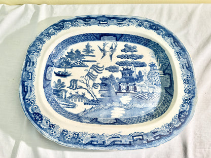 Turnbull Stepney Blue and White Platter