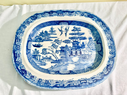 Turnbull Stepney Blue and White Platter