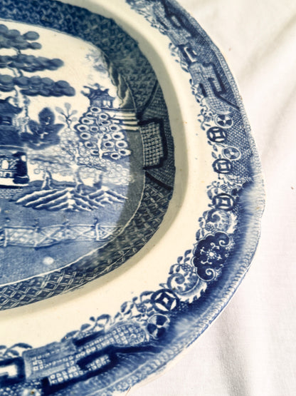 Turnbull Stepney Blue and White Platter