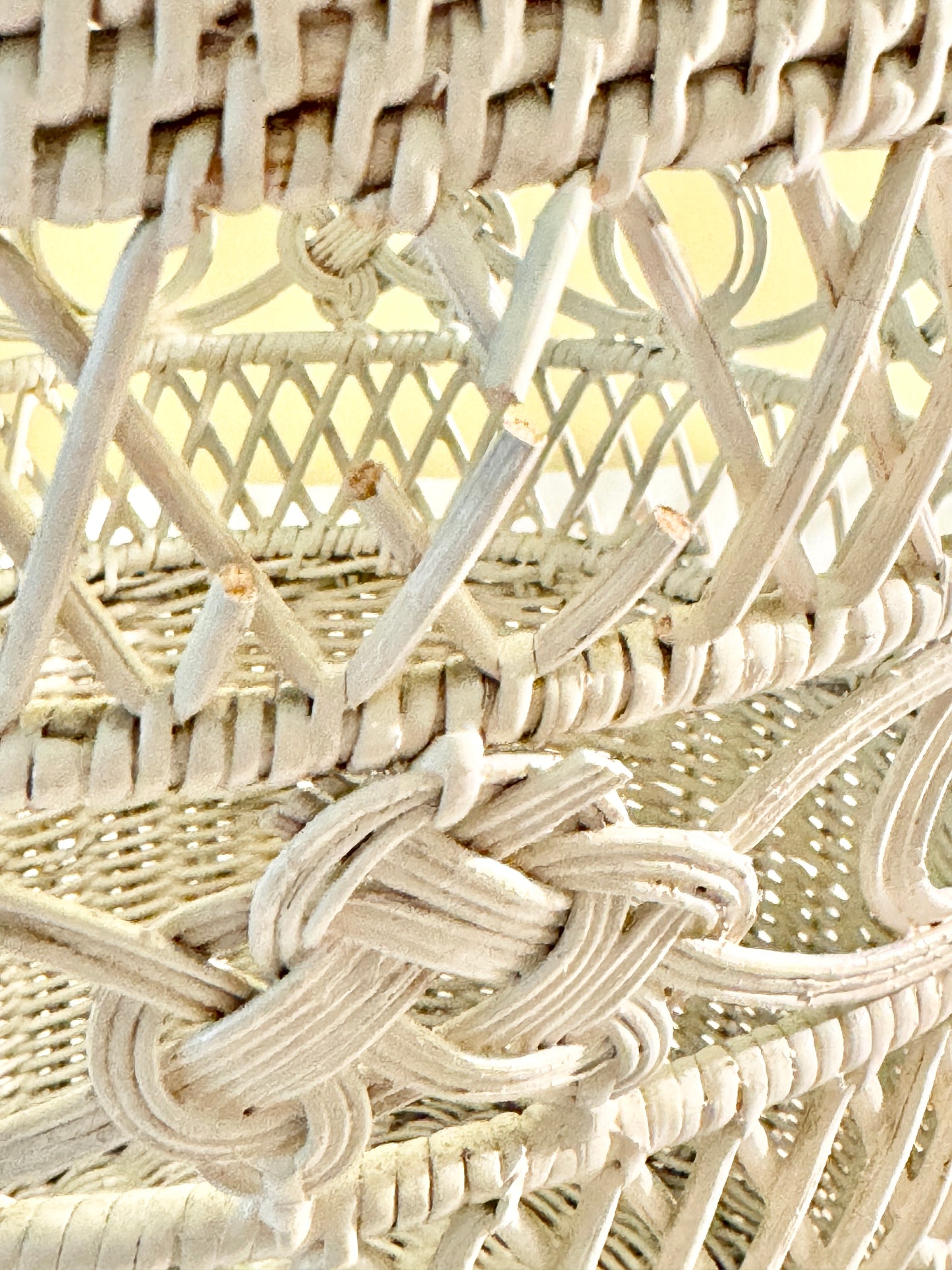 Wicker Wastebasket