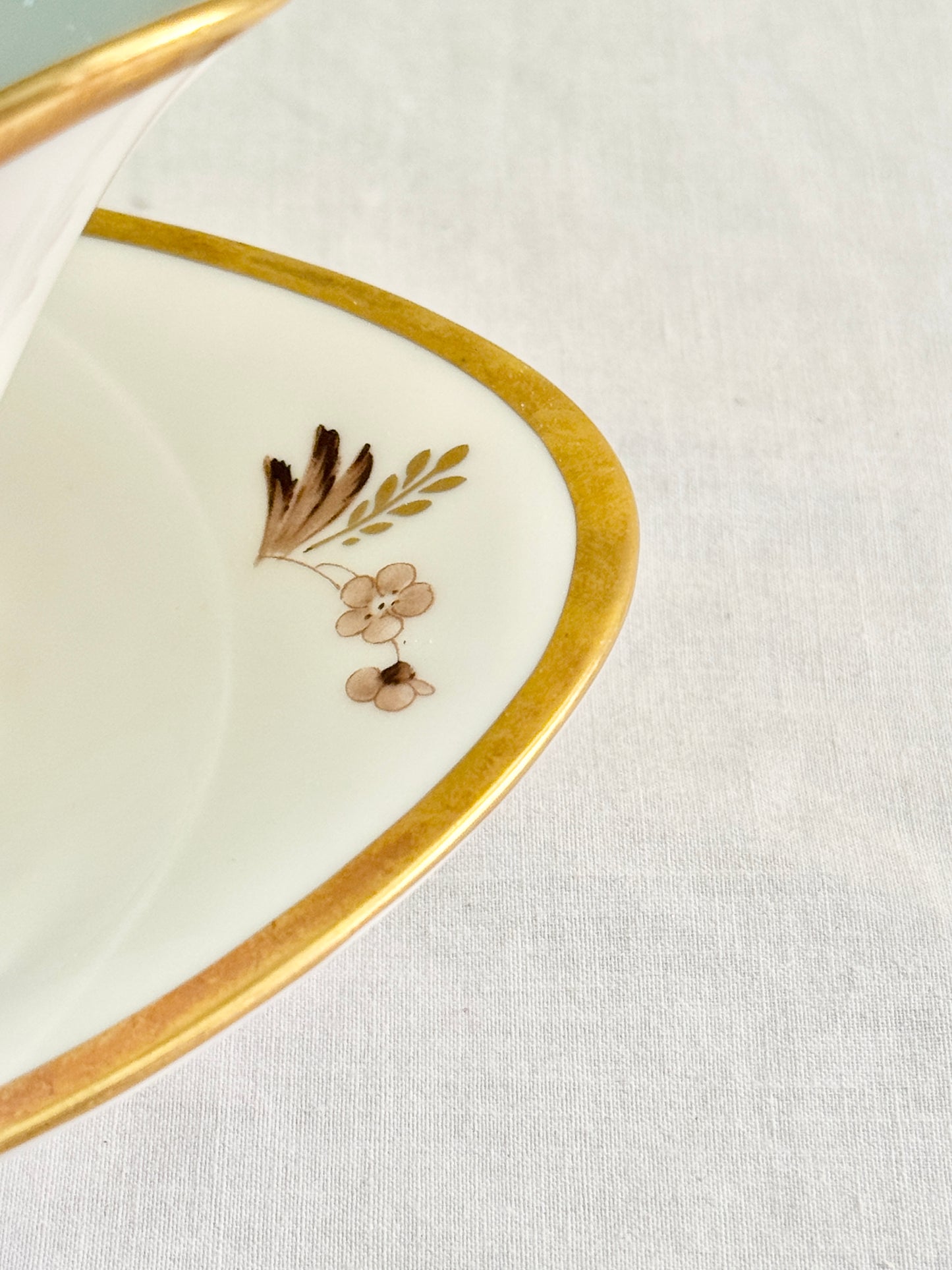 Royal Copenhagen Brown Rose Gravy Dish