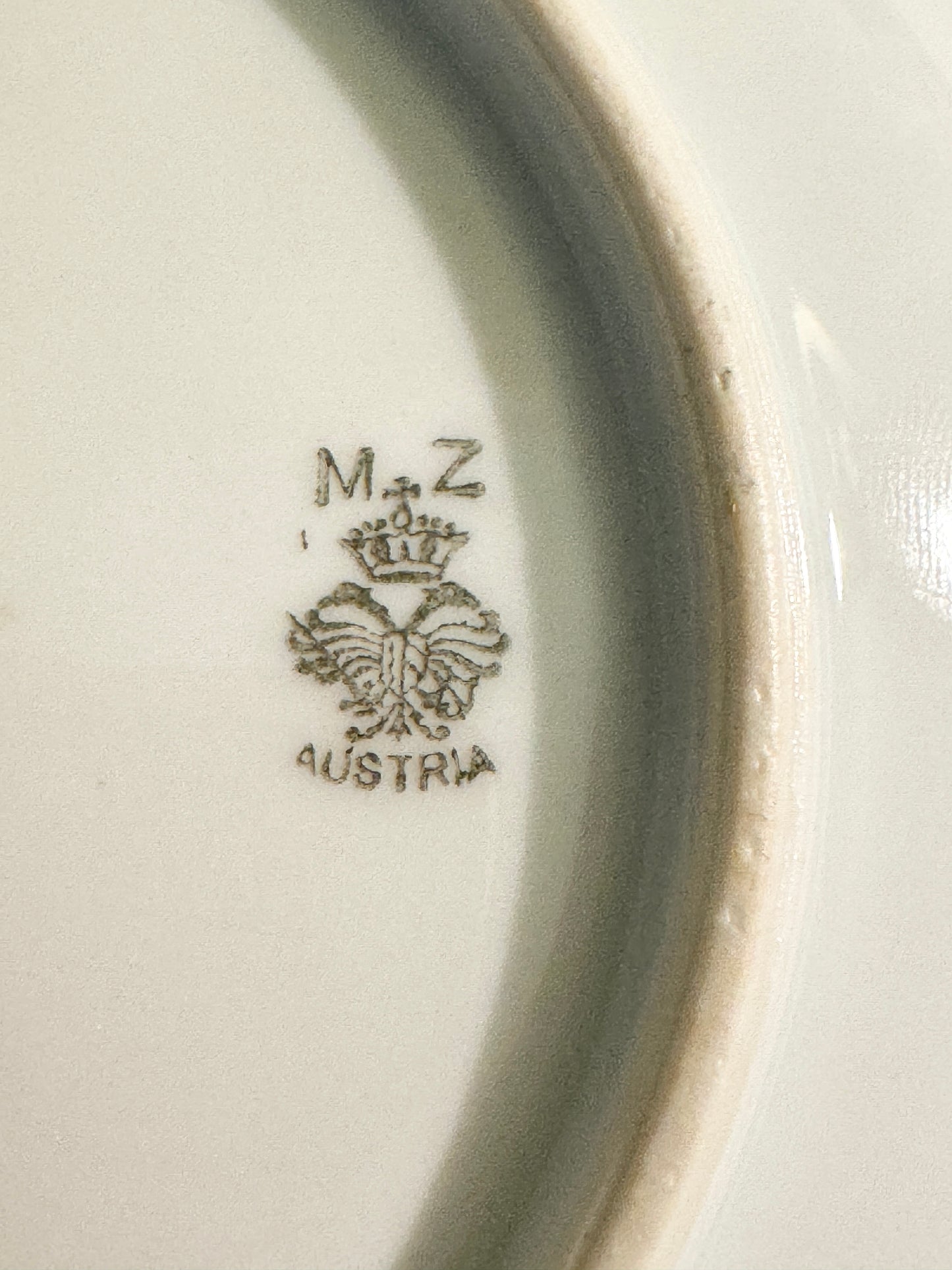 Set of 6 MZ Austria Floral Plates