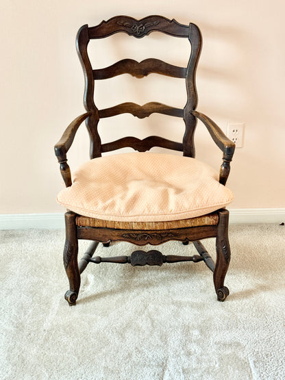 French Country Ladder Back Chair