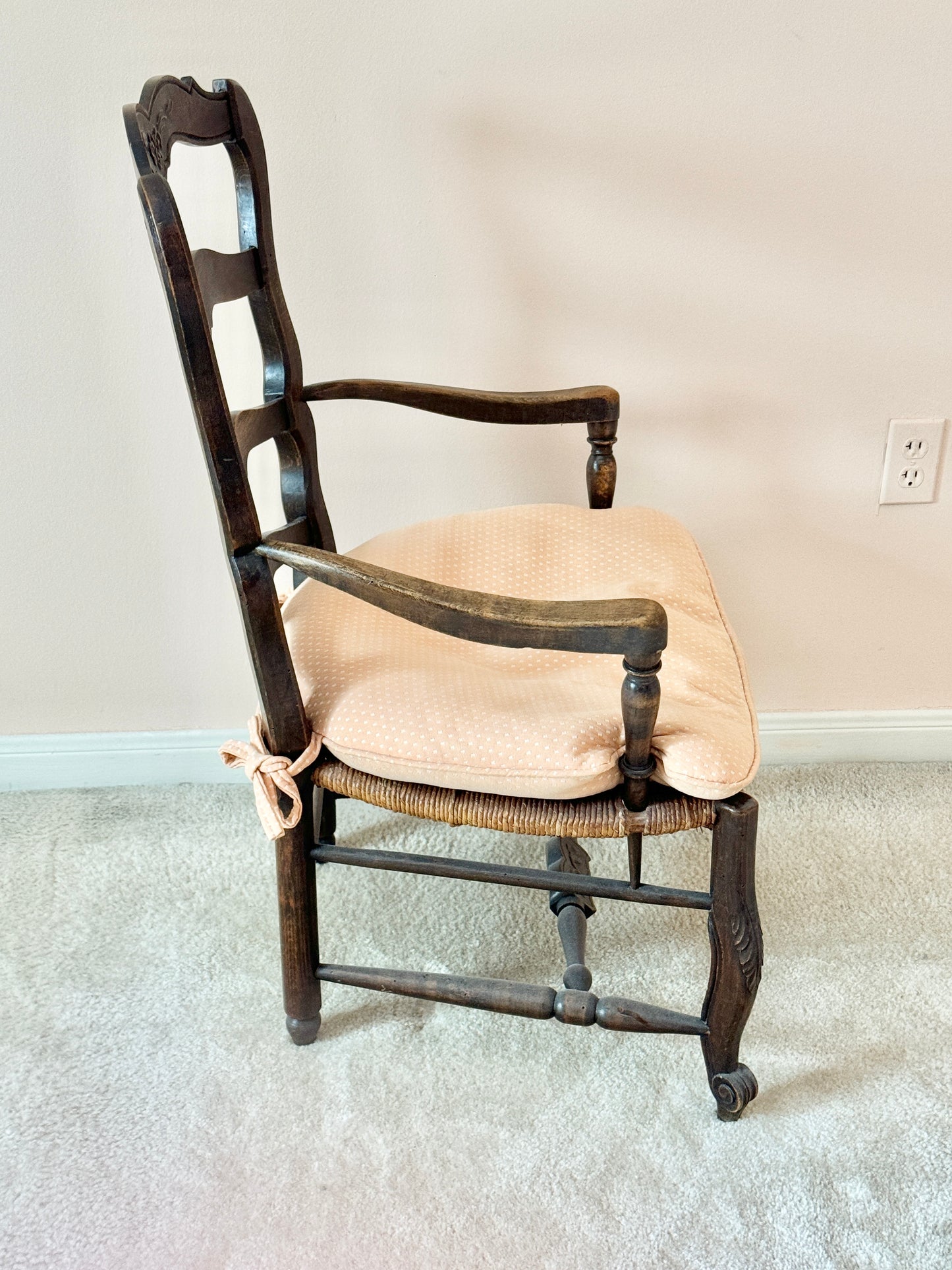 French Country Ladder Back Chair