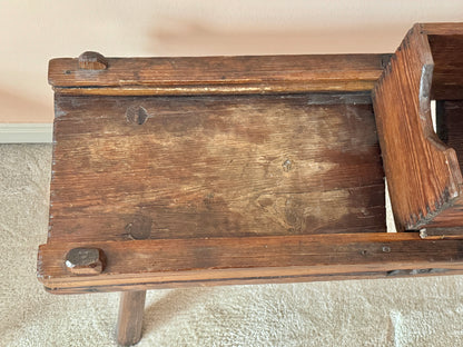 Antique Cabbage Shredder Table