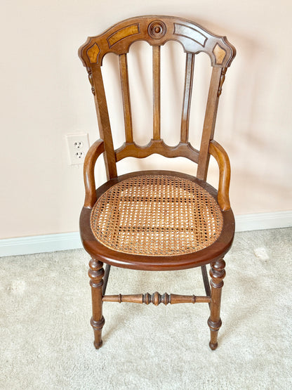 Arched Cane Seat Chair