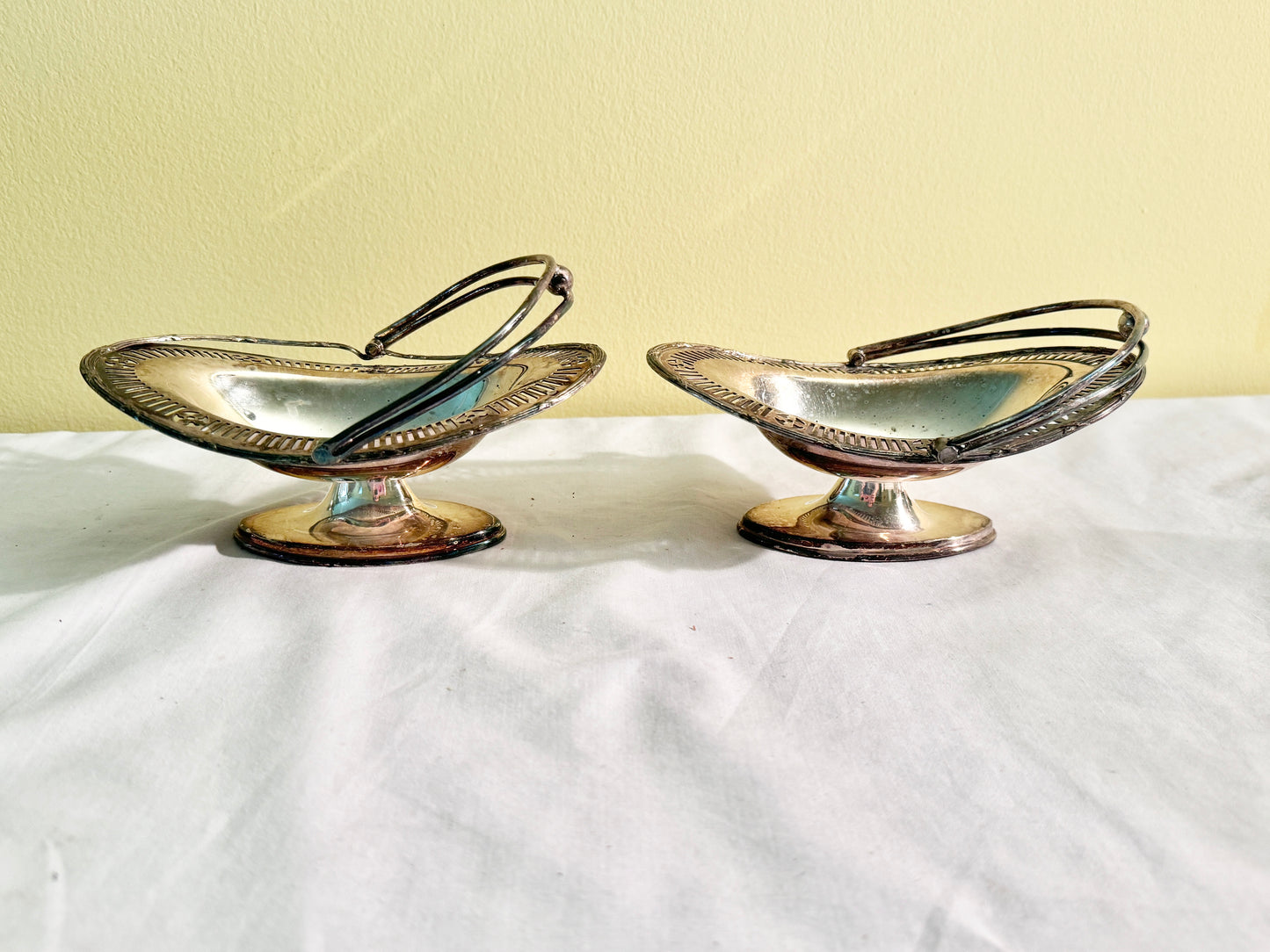 Pair of Silverplate Baskets