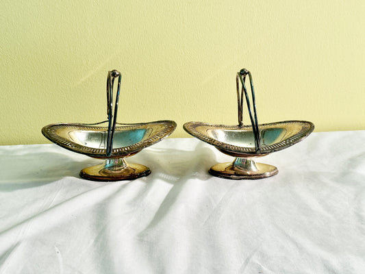 Pair of Silverplate Baskets