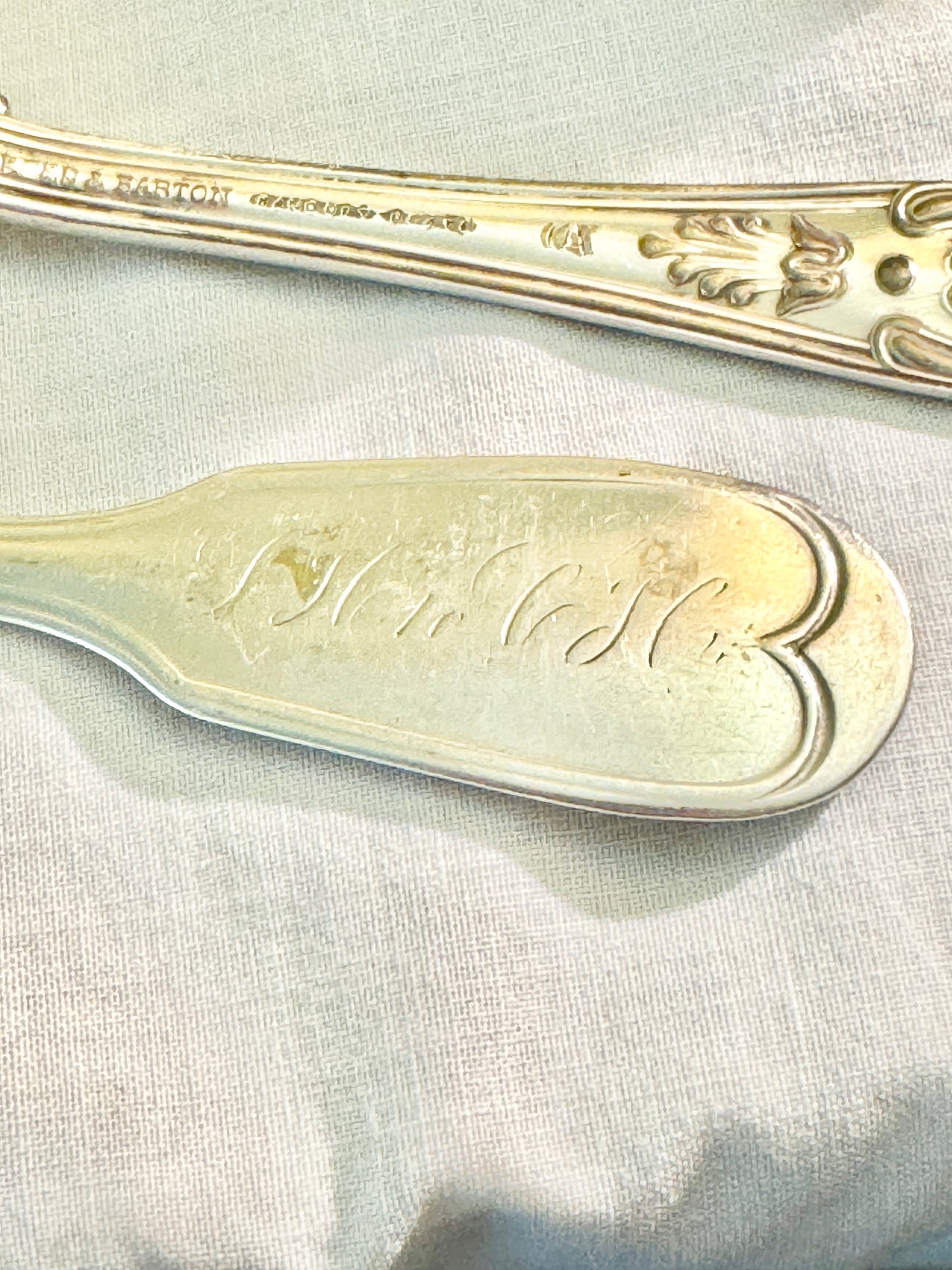 Set of 7 Silverplate Spoons