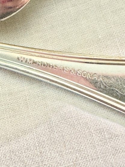 Set of 7 Silverplate Spoons