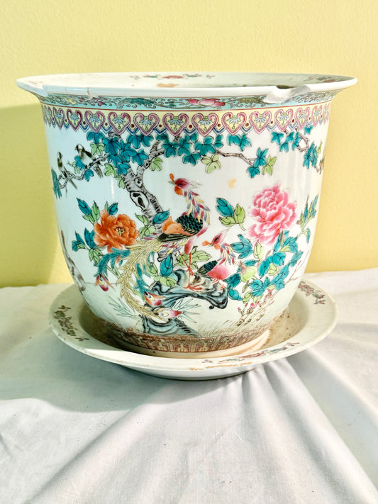 Chinoiserie Cachepot