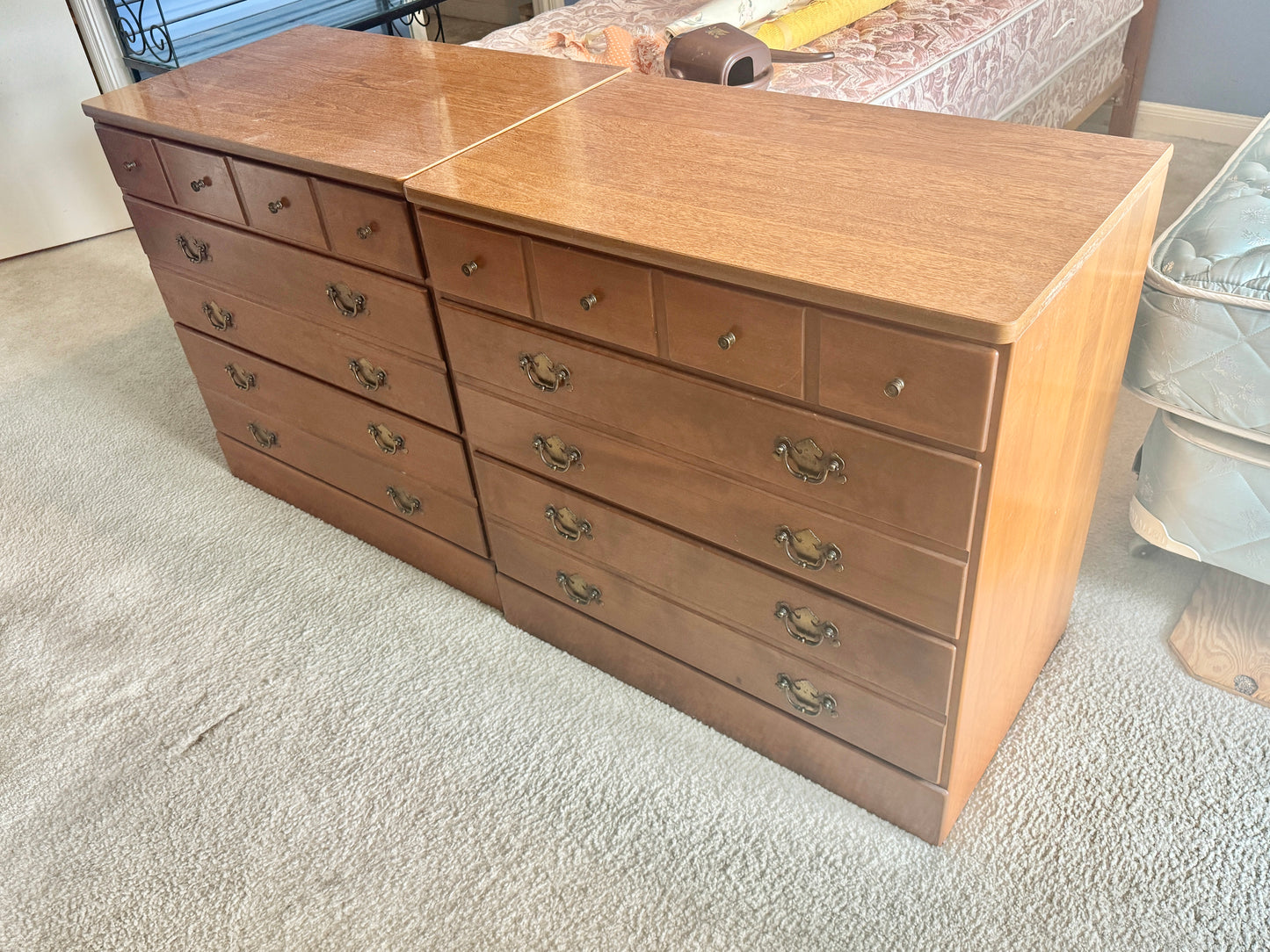 Pair of 2 Ethan Allen Cabinets/Nightstands